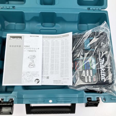  MAKITA マキタ 充電式インパクトレンチ 40Vmax TW007G バッテリ無し・充電器付属