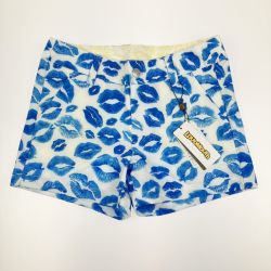 ▽▽ LOUDMOUTH ラウドマウスゴルフ レディース ゴルフウェア キスマーク柄 ショートパンツ L 開封未使用品 Sランク