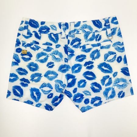  LOUDMOUTH ラウドマウスゴルフ レディース ゴルフウェア キスマーク柄 ショートパンツ L 開封未使用品