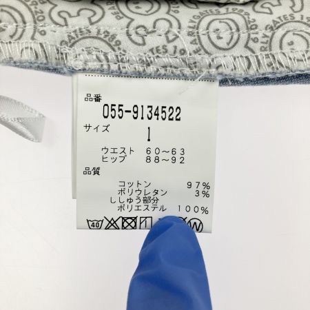  PEARLY GATES パーリーゲイツ レディース  ひまわり柄 デニムスカート サイズ 1