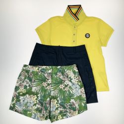 ▽▽ and per se アンパスィー レディース ゴルフウェア ポロシャツ スカート ショートパンツ 3枚セット Bランク