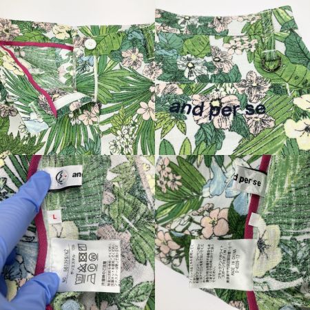  and per se アンパスィー レディース ゴルフウェア ポロシャツ スカート ショートパンツ 3枚セット