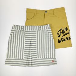 ▽▽  KISS ON THE GREEN archivio レディース ゴルフウェア スカート 2枚セット Bランク