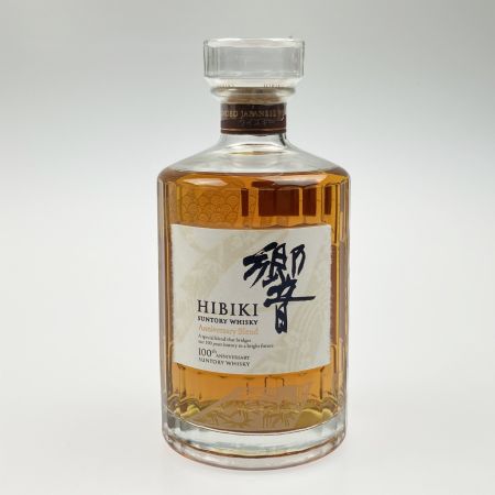 【北海道内限定発送】 HIBIKI サントリーヒビキ 響 ウイスキーアニバーサリーブレンド 100周年 木箱入 未開栓