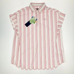 ▽▽ Callaway キャロウェイ レディース ゴルフウェア ポロシャツ ピンクストライプ Lサイズ 開封未使用品 Sランク