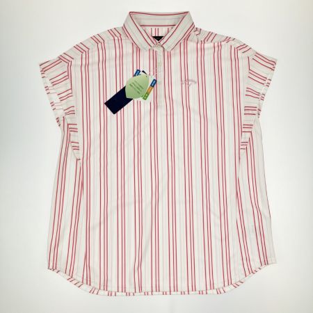  Callaway キャロウェイ レディース ゴルフウェア ポロシャツ ピンクストライプ Lサイズ 開封未使用品