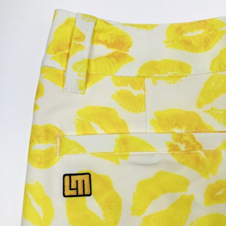  LOUDMOUTH ラウドマウスゴルフ キスマーク柄 ショートパンツ イエロー Mサイズ  開封未使用品