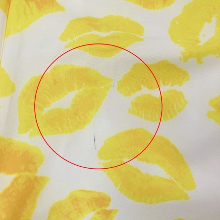  LOUDMOUTH ラウドマウスゴルフ キスマーク柄 ショートパンツ イエロー Mサイズ  開封未使用品