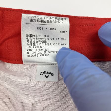  Callaway キャロウェイ レディース　ゴルフウェア ハート柄 スカート Mサイズ レッド 開封未使用品