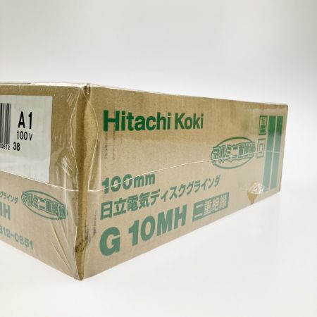   Hitachi Koki 日立電気 ディスクグラインダ アルミ二重絶縁 100mm G10MH 未開封品