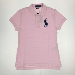 ▽▽ RALPH LAUREN ラルフローレン 半袖ポロシャツ スキニーフィット ビッグポニー XS ピンク 開封未使用品 Sランク