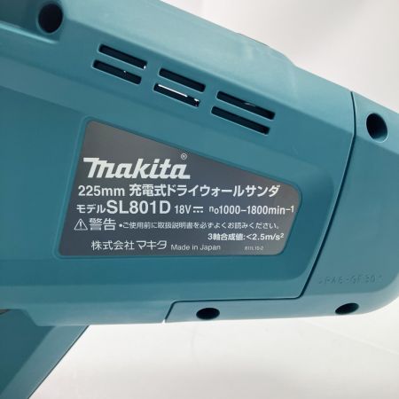  MAKITA マキタ 充電式 ドライウォール サンダ バッテリ・充電器別売り SL801D グリーン