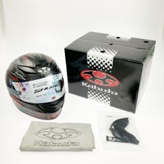  kabuto カブト フルフェイスヘルメット SHUMA FLAME シューマフレイム フラットブラックレッド XL 開封未使用品 Sランク