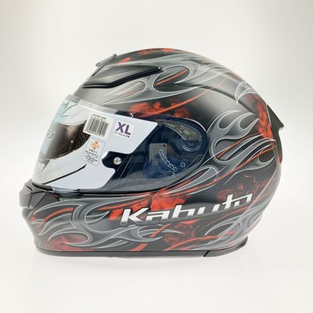 kabuto カブト フルフェイスヘルメット SHUMA FLAME シューマフレイム フラットブラックレッド XL 開封未使用品