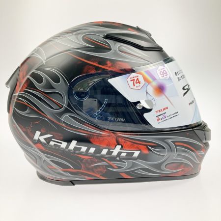  kabuto カブト フルフェイスヘルメット SHUMA FLAME シューマフレイム フラットブラックレッド XL 開封未使用品