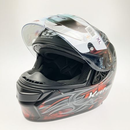  kabuto カブト フルフェイスヘルメット SHUMA FLAME シューマフレイム フラットブラックレッド XL 開封未使用品