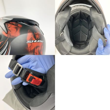  kabuto カブト フルフェイスヘルメット SHUMA FLAME シューマフレイム フラットブラックレッド XL 開封未使用品