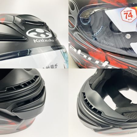  kabuto カブト フルフェイスヘルメット SHUMA FLAME シューマフレイム フラットブラックレッド XL 開封未使用品
