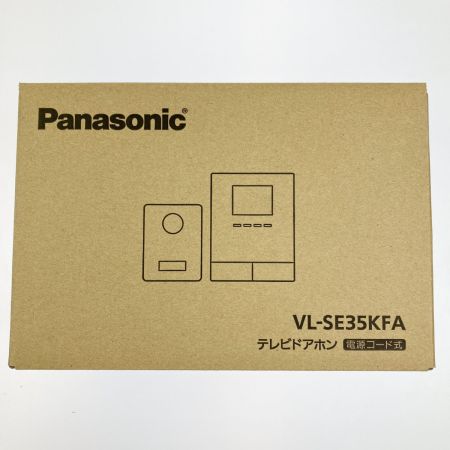  Panasonic パナソニック テレビドアホン 電源コード式 VL-SE35KFA 開封未使用品