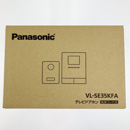  Panasonic パナソニック テレビドアホン 電源コード式 VL-SE35KFA 開封未使用品