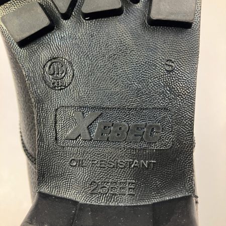  XEBEC ジーベック 安全靴 半長靴 731002 25cm 3E ブーツ JIS ブラック