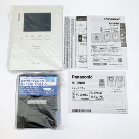  Panasonic パナソニック テレビドアホン 電源直結式 VL-SE31XL 開封未使用品