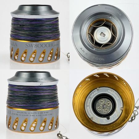  SHIMANO シマノ 08 ステラ 8000HG 替えスプール付属 02147