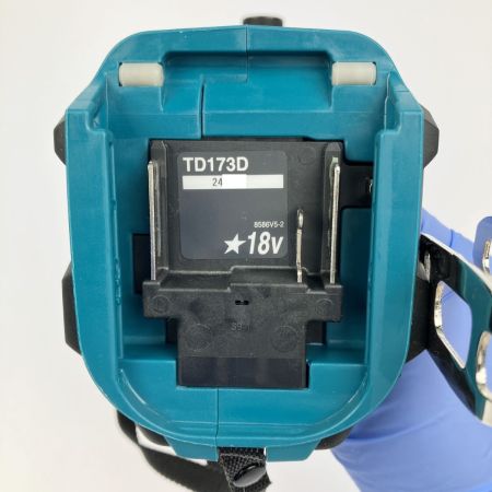  MAKITA マキタ 充電式インパクトドライバ 18V 6Ah バッテリ1個・ケース付 充電回数1回  TD173D
