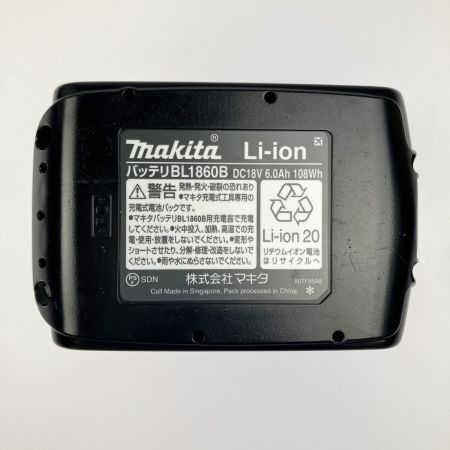  MAKITA マキタ 充電式インパクトドライバ 18V 6Ah バッテリ1個・ケース付 充電回数1回  TD173D