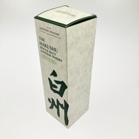 【北海道内限定発送】 HAKUSHU 白州/サントリー シングルモルト ウィスキー 43％ 700ml 未開栓