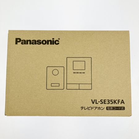  Panasonic パナソニック テレビドアホン 電源コード式 VL-SE35KFA 開封未使用品