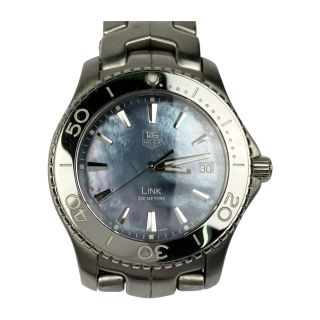 タグホイヤー リンク ブルーシェル クォーツ WJ1119 TAG HEUER タグホイヤー リンク ブルーシェル クォーツ WJ1119 - 中古