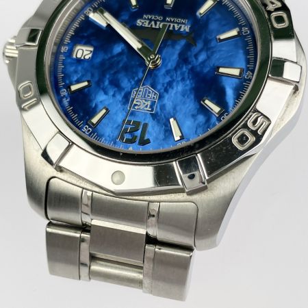  TAG HEUER タグホイヤー アクアレーサー モルディブ ブルーシェル 世界限定1000本 WAF211M