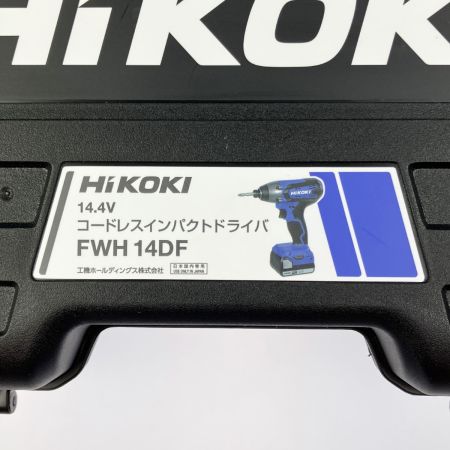  HiKOKI ハイコーキ コードレスインパクトドライバ 14.4V FWH 14DF パープル