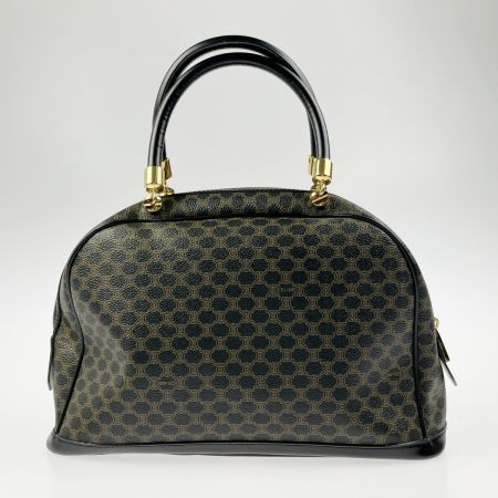  CELINE セリーヌ ハンドバッグ マカダム MC99/1 ブラウン×ブラック