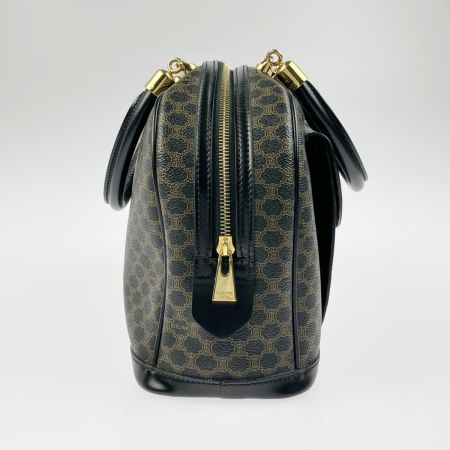  CELINE セリーヌ ハンドバッグ マカダム MC99/1 ブラウン×ブラック