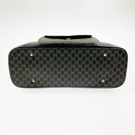  CELINE セリーヌ ハンドバッグ マカダム MC99/1 ブラウン×ブラック