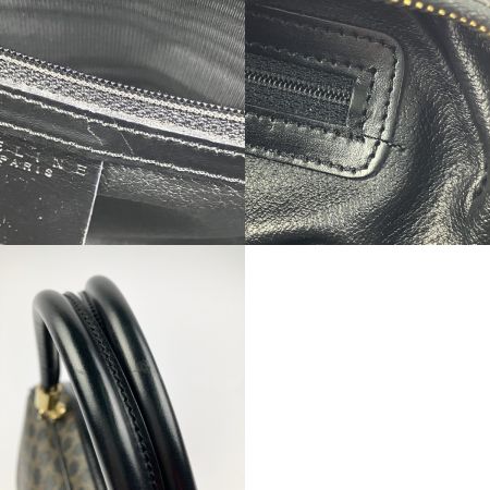  CELINE セリーヌ ハンドバッグ マカダム MC99/1 ブラウン×ブラック