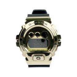 ▽▽ CASIO カシオ G-SHOCK メタルカバー ゴールド GM-6900G 箱・取説付  Aランク