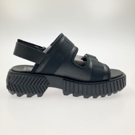  SOREL ソレル 厚底サンダル ONA AVE MULTISTRAP MID SANDAL NL5235-010 24cm ブラック 未使用品