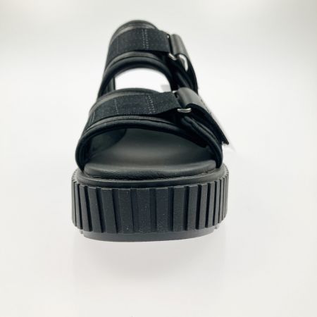  SOREL ソレル 厚底サンダル ONA AVE MULTISTRAP MID SANDAL NL5235-010 24cm ブラック 未使用品