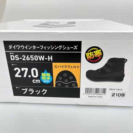 DAIWA ダイワ フィッシングブーツ 27cm ブラック