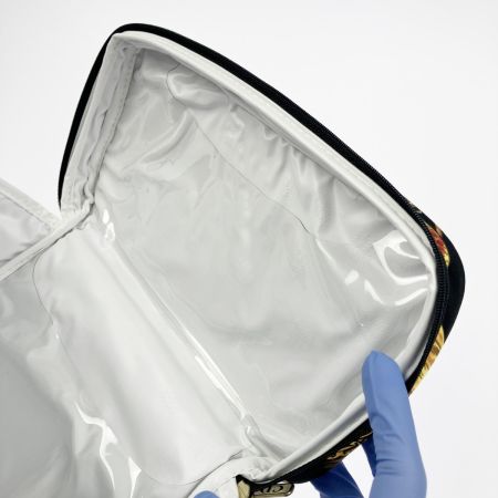  Christian Dior クリスチャンディオール トンボ×タッセル柄 コスメポーチ バニティバッグ