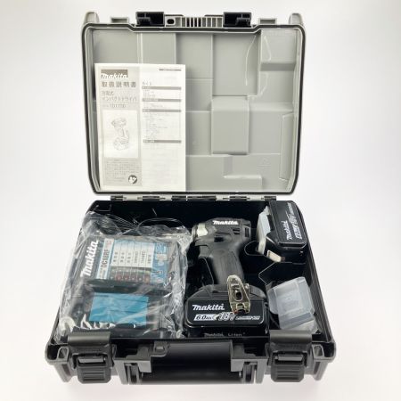  MAKITA マキタ 充電式インパクトドライバ 18V 6.0Ah TD173DRGXB ブラック