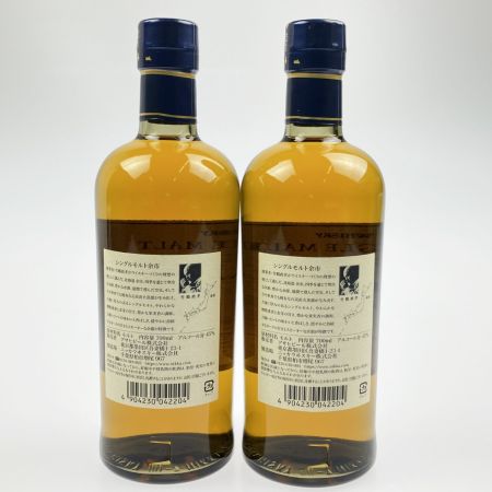 【北海道内限定発送】 YOICHI 余市/ニッカウイスキー シングルモルト余市 700ml 2本セット 未開栓