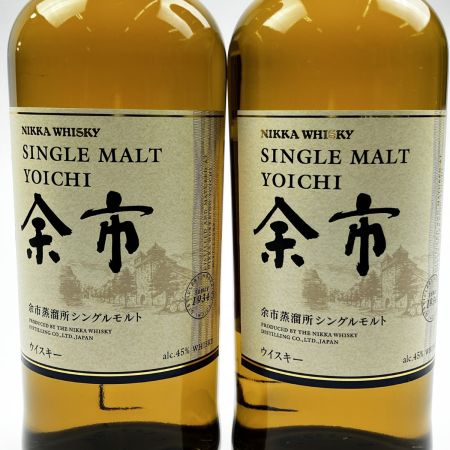 【北海道内限定発送】 YOICHI 余市/ニッカウイスキー シングルモルト余市 700ml 2本セット 未開栓