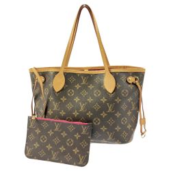 ▽▽ LOUIS VUITTON ルイヴィトン モノグラム ネヴァーフルPM M41245 ブラウン Bランク