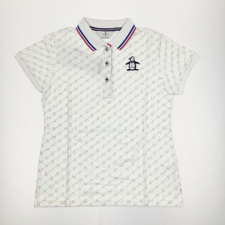  Munsingwear マンシングウェア レディース ゴルフウェア M モノグラム ポロシャツ MGWPJA03 ホワイト 開封未使用品