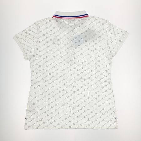  Munsingwear マンシングウェア レディース ゴルフウェア M モノグラム ポロシャツ MGWPJA03 ホワイト 開封未使用品