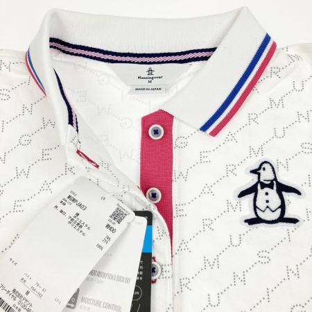  Munsingwear マンシングウェア レディース ゴルフウェア M モノグラム ポロシャツ MGWPJA03 ホワイト 開封未使用品